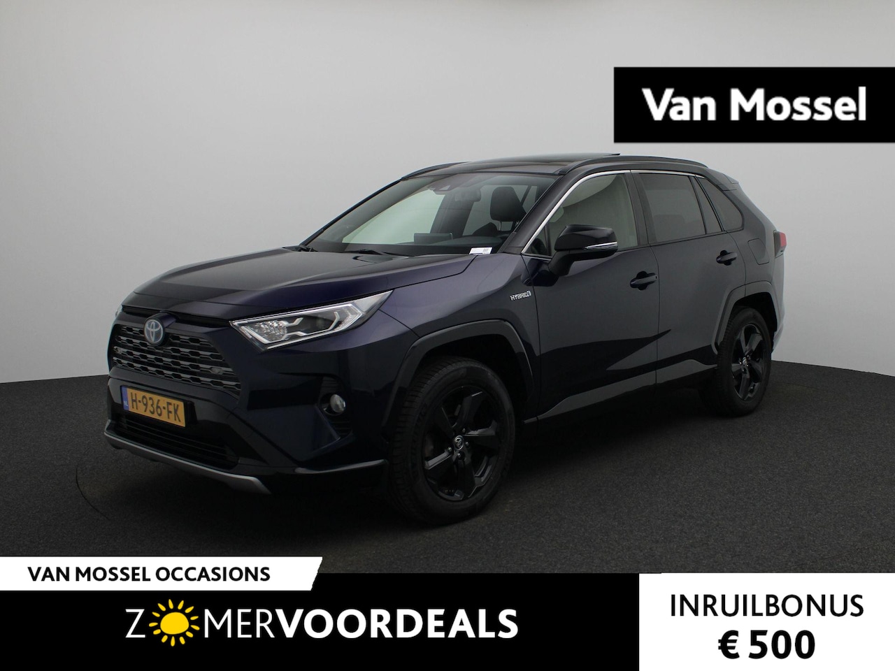 Toyota RAV4 - 2.5 Hybrid AWD Bi-Tone | Climate Control | Half-Lederen Bekleding |  Camera | Lichtmetalen - AutoWereld.nl