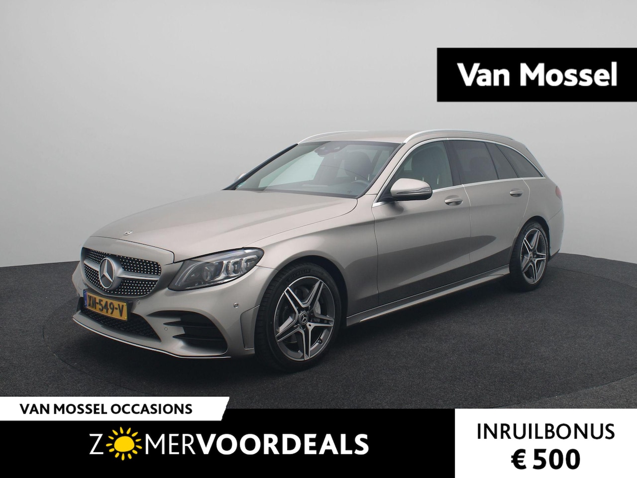 Mercedes-Benz C-klasse Estate - 180 Premium Pack | Achteruitrij Camera | Cruise Controle | Sfeer verlichting | - AutoWereld.nl