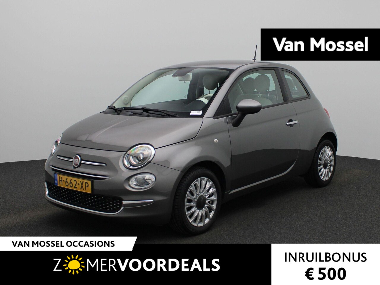 Fiat 500 - 1.0 Hybrid Lounge | NAVIGATIE | AIRCO | CRUISE CONTROL | LICHTMETALEN VELGEN | - AutoWereld.nl