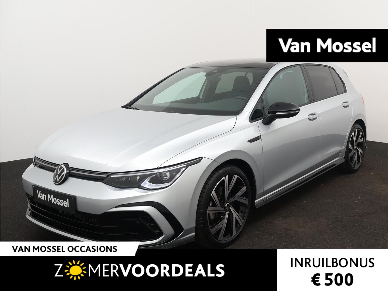 Volkswagen Golf - 1.5 eTSI R-Line Business | PANORAMADAK | IQ LIGHTS | STOEL + STUURVERWARMING | APPLE CARPL - AutoWereld.nl