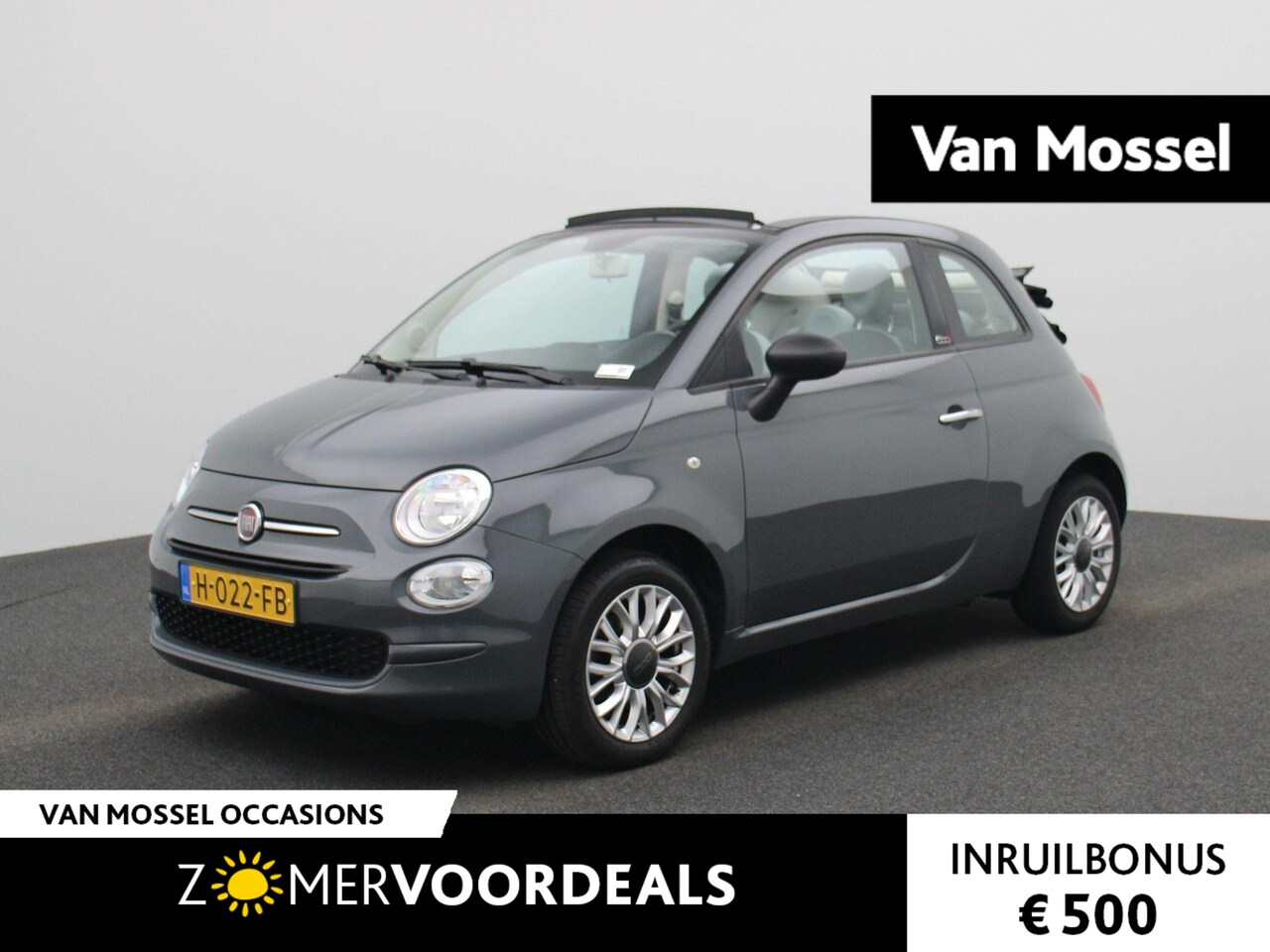 Fiat 500 C - 1.2 Young | RADIO | BLEUTOOTH | AIRCO | LICHTMETALEN VELGEN | - AutoWereld.nl