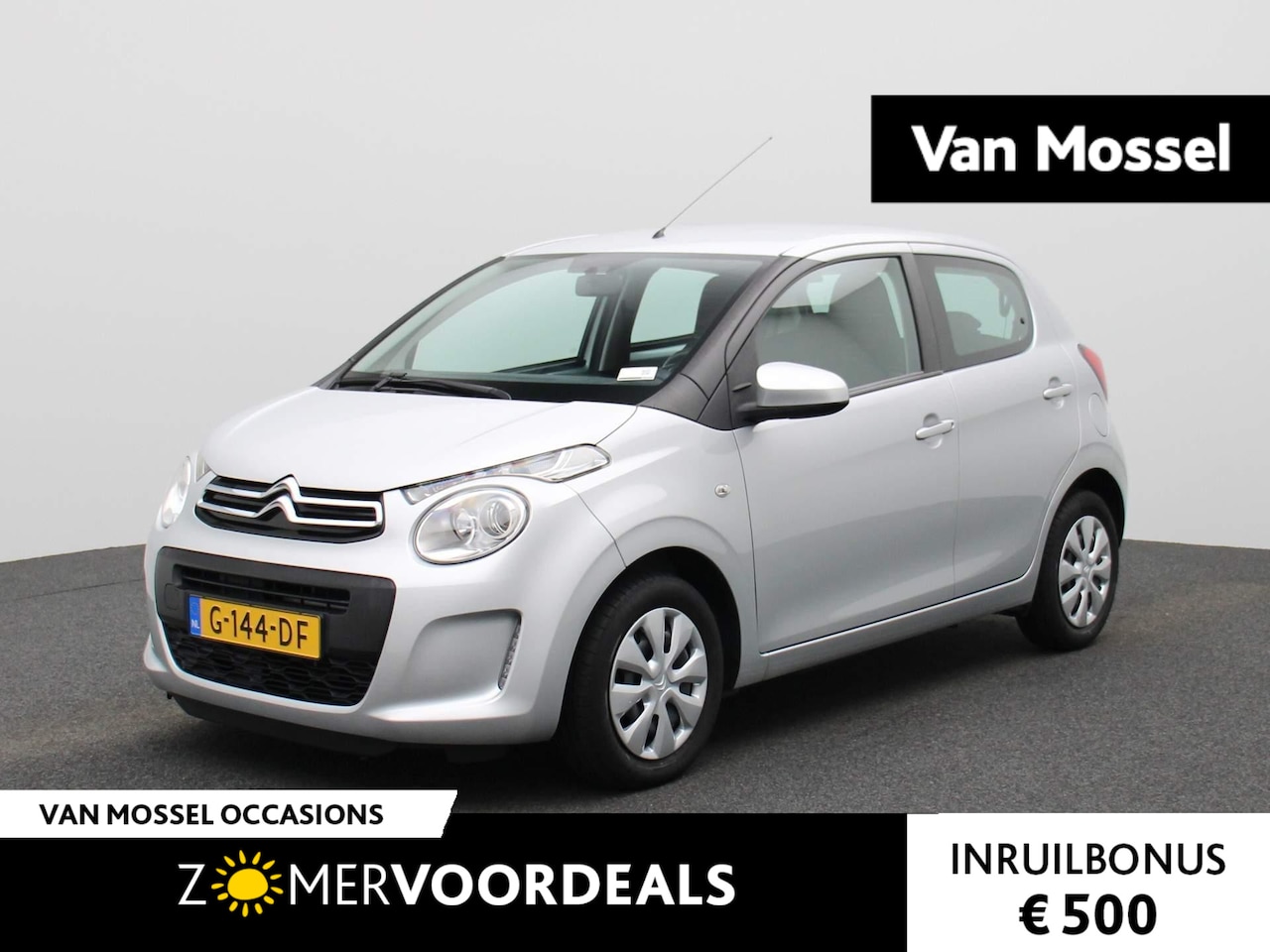 Citroën C1 - 1.0 VTi Feel | AIRCO | BLUETOOTH | LED DAGRIJVERLICHTING | ELEKTRISCHE RAMEN VOOR | - AutoWereld.nl