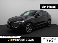 Alfa Romeo Stelvio - 2.0 T AWD Sprint | NAVIGATIE | ACHTERUITRIJCAMERA | HALF-LEDER | PARKEERSENSOREN V+A | ELE
