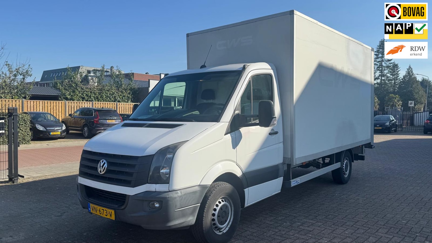 Volkswagen Crafter - 35 2.0 TDI L3H2 marge bakwagen met laadklep navigatie cruise controle elektrische pakket d - AutoWereld.nl