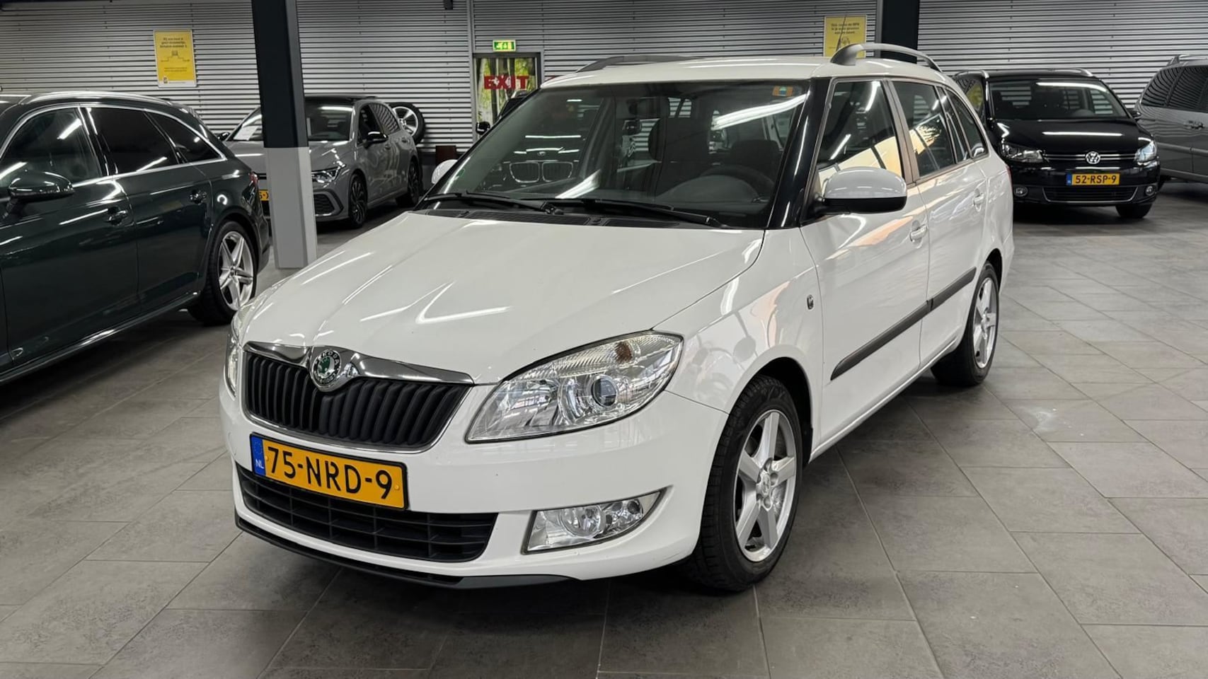 Skoda Fabia Combi - 1.2 TDI Greenline airco cruise controle elektr-pakket parkeersensoren trekhaak nw dis-riem - AutoWereld.nl
