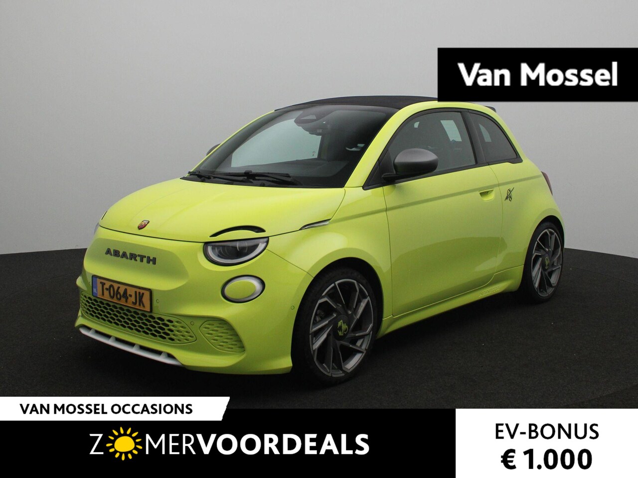 Abarth 500 - 500C Abarth Scorpionissima 42 kWh | Alcantara Sportstoelen | Cabrio | Camera - AutoWereld.nl