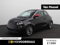 Fiat 500e - Cabrio RED 24 kWh | Cabrio | 16" Lichtmetalen Velgen | Parkeersensoren |