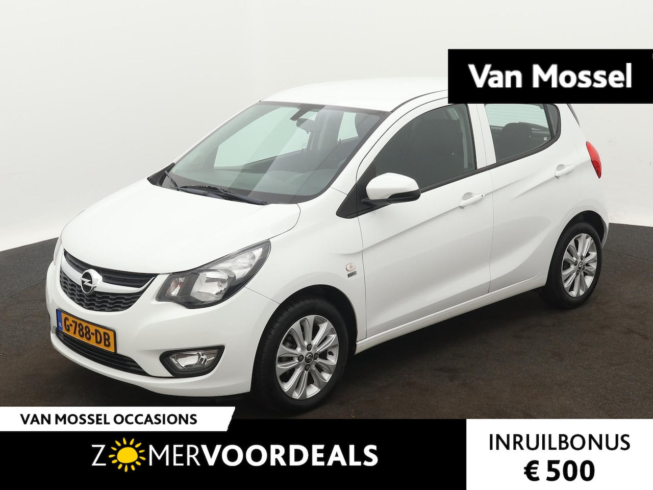 Opel Karl - 1.0 ecoFLEX 120 Jaar Edition | 75pk | Airco | Parkeersensoren | Lichtmetalen Velgen | 51.0 - AutoWereld.nl