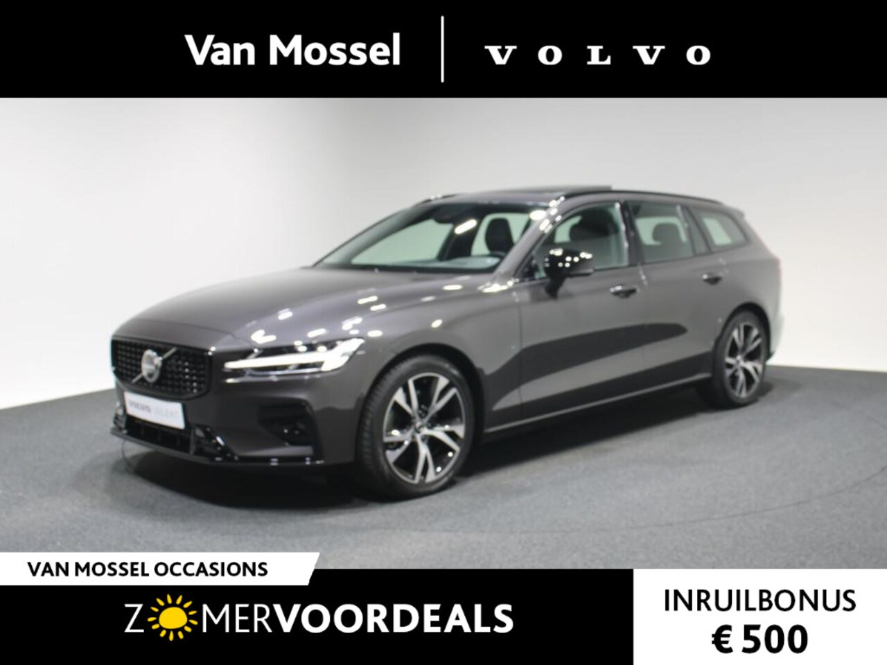 Volvo V60 - B3 Plus Dark | Panoramadak | Harman Kardon | Trekhaak | 360° Camera - AutoWereld.nl