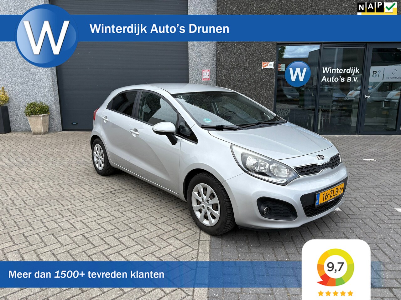 Kia Rio - 1.2 CVVT Comfort Pack Airco! 5Drs! Elek.r! Trekhaak! - AutoWereld.nl