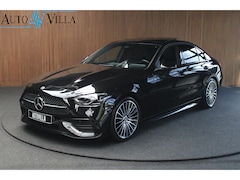 Mercedes-Benz C-klasse - 180 AMG Panodak Leer Camera Nightpack Navi Burmester PTS Ambient LM velgen Afneemb. trekha