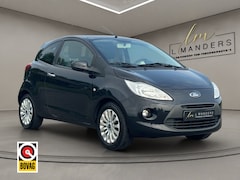 Ford Ka - 1.2 Titanium X 2010 ZWART | Panoramadak | Airco | Benzine | NL