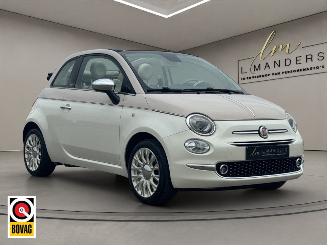 Fiat 500 C - 0.9 TwinAir Turbo 60Th Anniversary 2018 WIT | Automaat | Cabriol - AutoWereld.nl