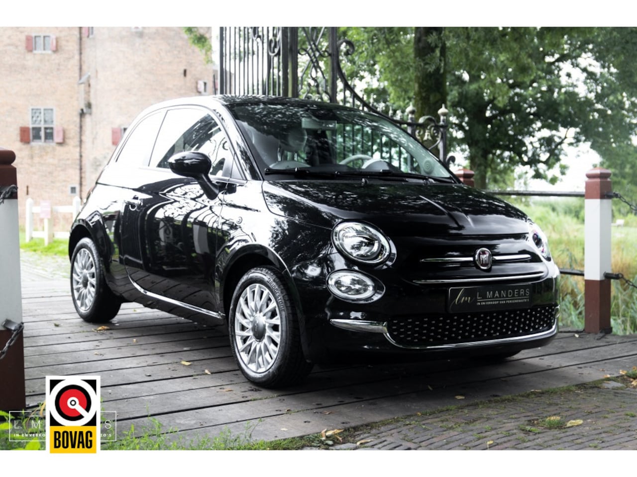 Fiat 500 - 1.0 Hybrid Lounge 2021 ZWART | Apple CarPlay | Airco | Cruise Co - AutoWereld.nl