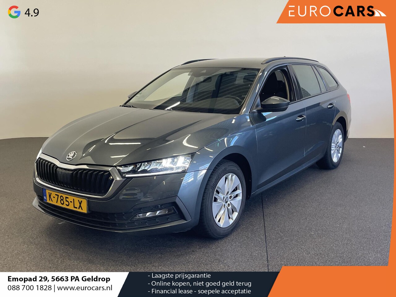 Skoda Octavia Combi - 1.0 TSI Business Edition Airco|ECC Navi Carplay Virtual Cockpit Trekhaak Full LED Cruise C - AutoWereld.nl