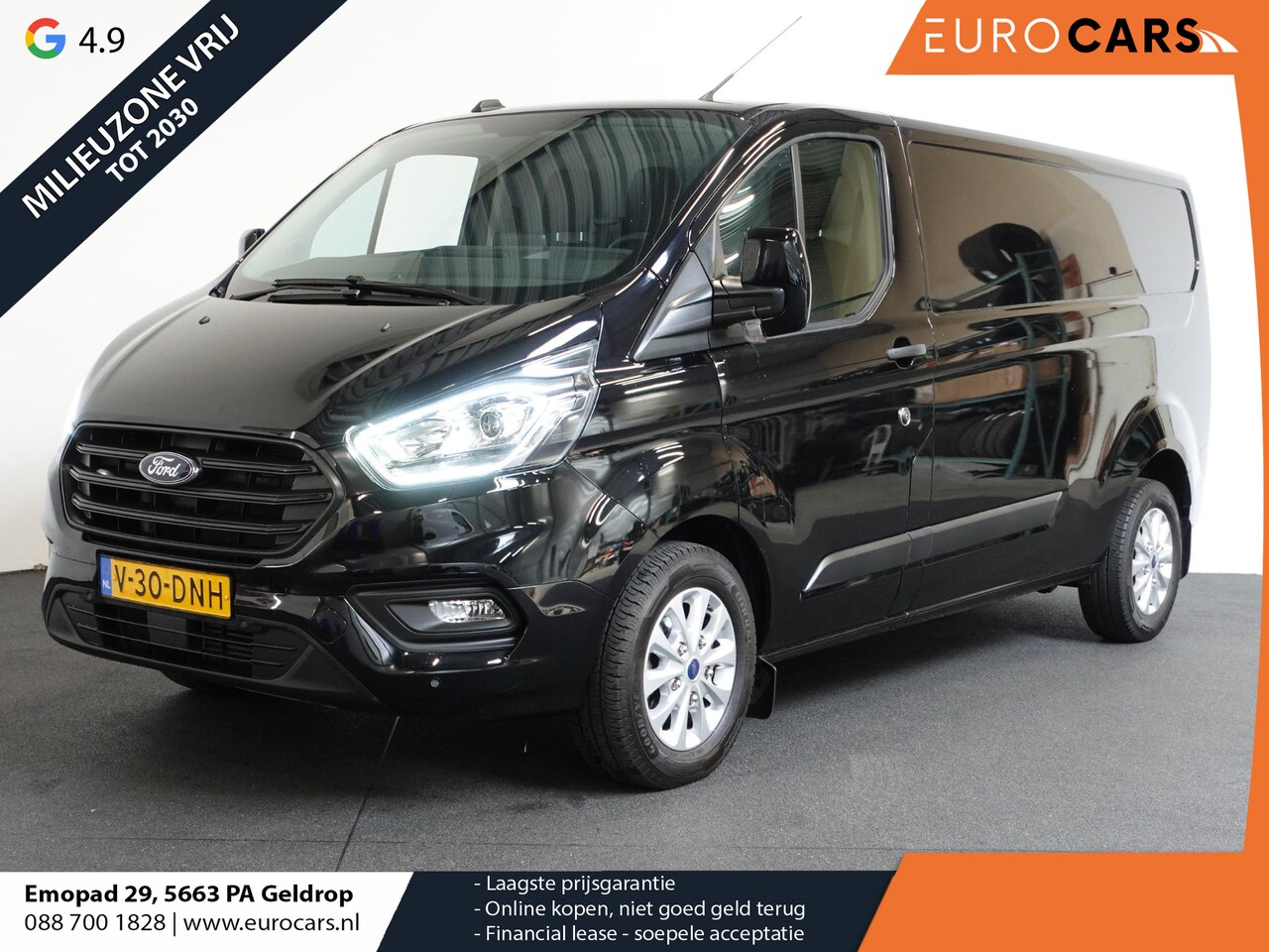 Ford Transit Custom - 300 2.0 TDCI L2H1 Trend Automaat Airco Navigatie Cruisecontrol Camera Parkeersensoren Trek - AutoWereld.nl