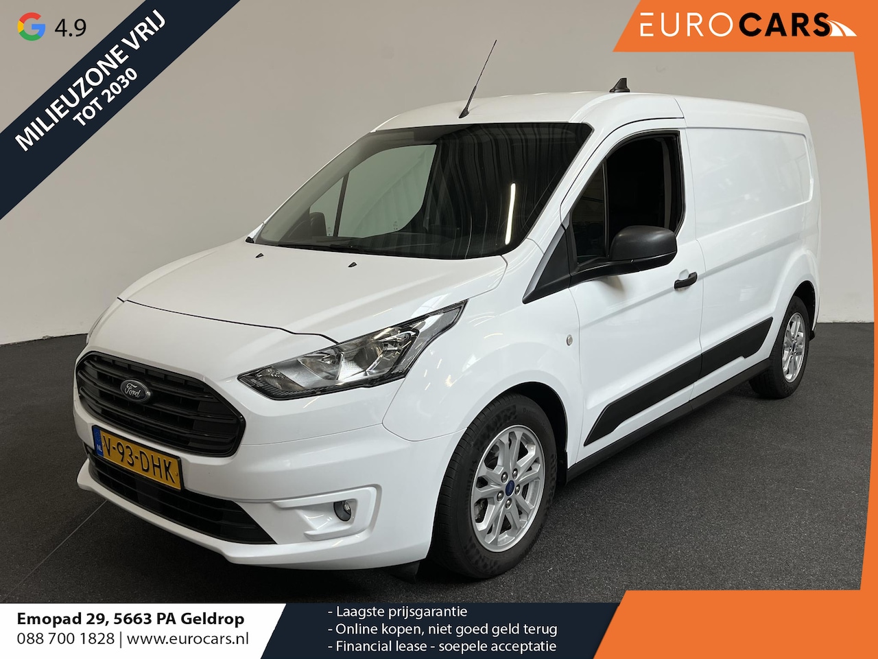 Ford Transit Connect - 1.5 EcoBlue Automaat L2 Trend Navigatie Airco Parkeersensoren Cruise Control 3Zits Camera - AutoWereld.nl