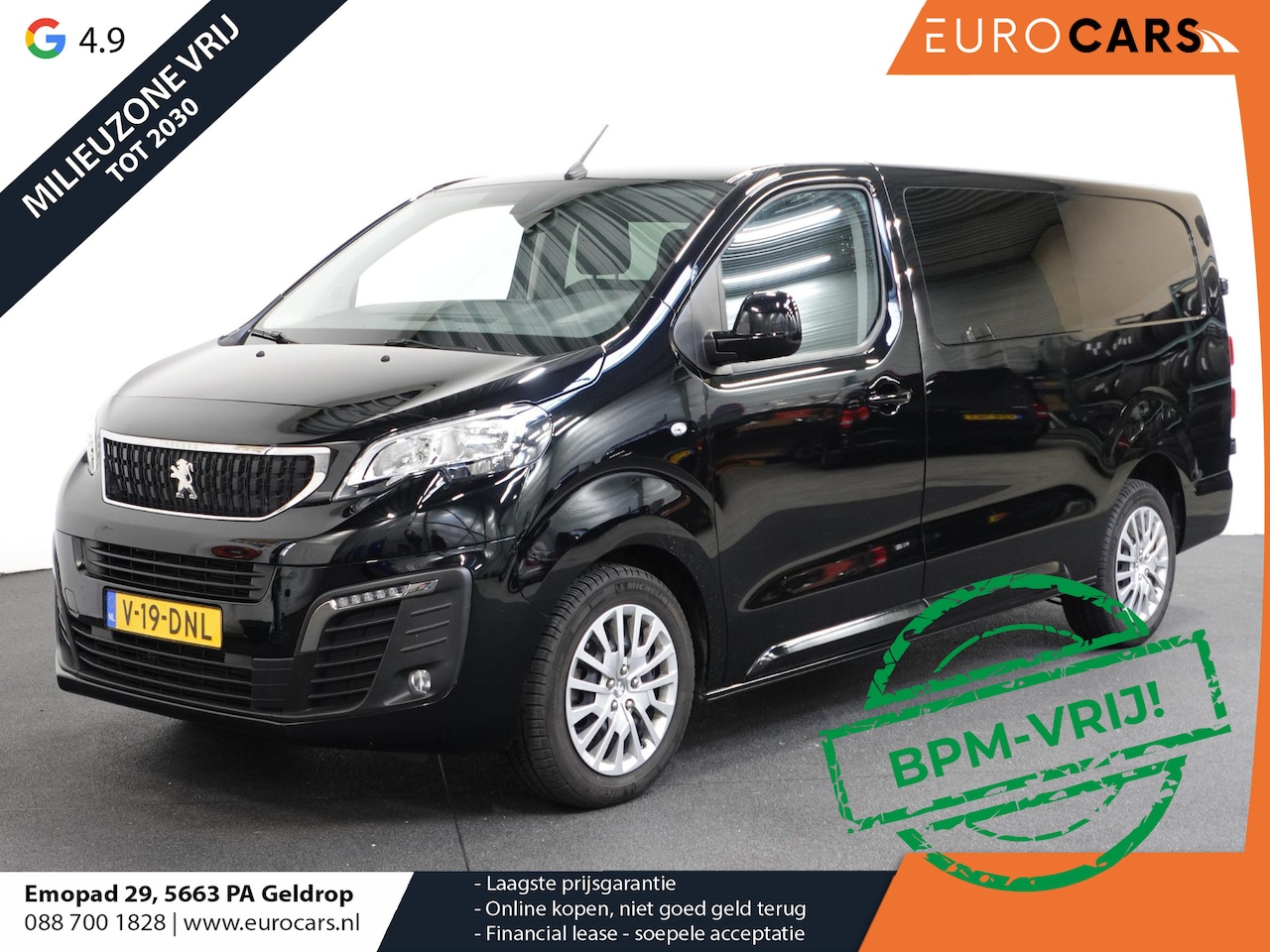 Peugeot Expert - 180pk Automaat L3H1 Long Premium Dubbele Cabine Trekhaak Navigatie Euro6 - AutoWereld.nl