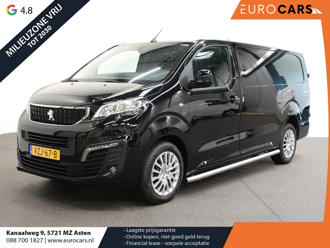 Peugeot Expert - 2.0 BlueHDI 145PK L3 Automaat Airco Cruise Navigatie Trekhaak - AutoWereld.nl