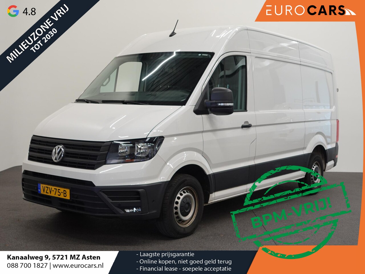 Volkswagen Crafter - 30 2.0 TDI L3H3 Highline 177PK Automaat Airco Navi  Camera Trekhaak - AutoWereld.nl