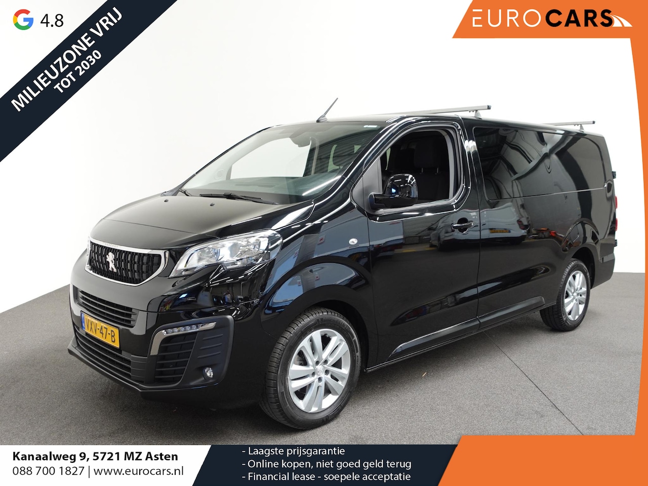 Peugeot Expert - 180PK Automaat L3 Premium Dubbele Cabine Navigatie Trekhaak Parkeersensoren Apple Carplay - AutoWereld.nl