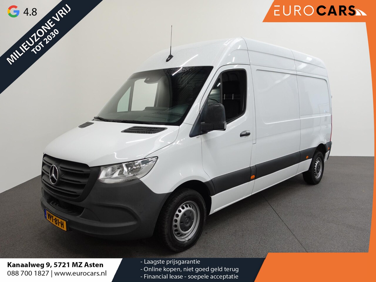 Mercedes-Benz Sprinter - 211 2.2 CDI L2H2 Aut Airco Navi Camera 3 zits - AutoWereld.nl