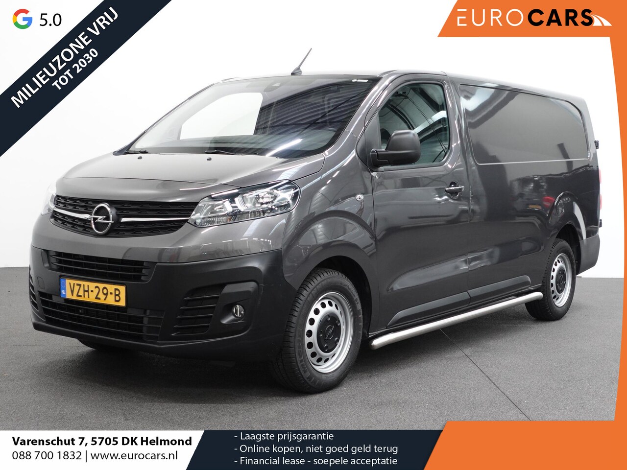 Opel Vivaro - 2.0 BlueHDi 145PK L3 Automaat Airco Bluetooth Cruise Control Trekhaak Sidebars - AutoWereld.nl