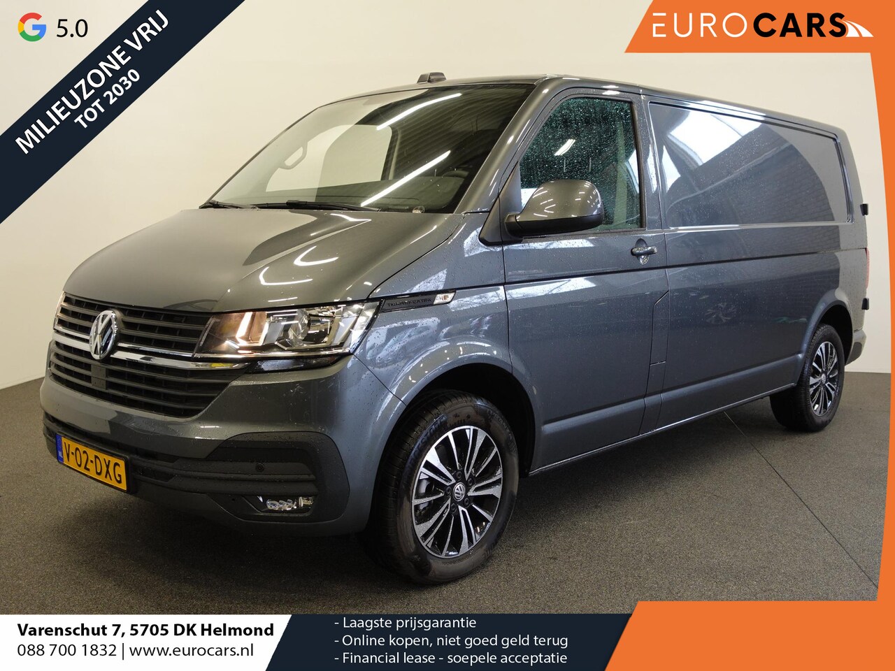 Volkswagen Transporter - 2.0 TDI L2H1 28 Highline Automaat Trekhaak Navigatie Apple Carplay Lm velgen Cruisecontrol - AutoWereld.nl