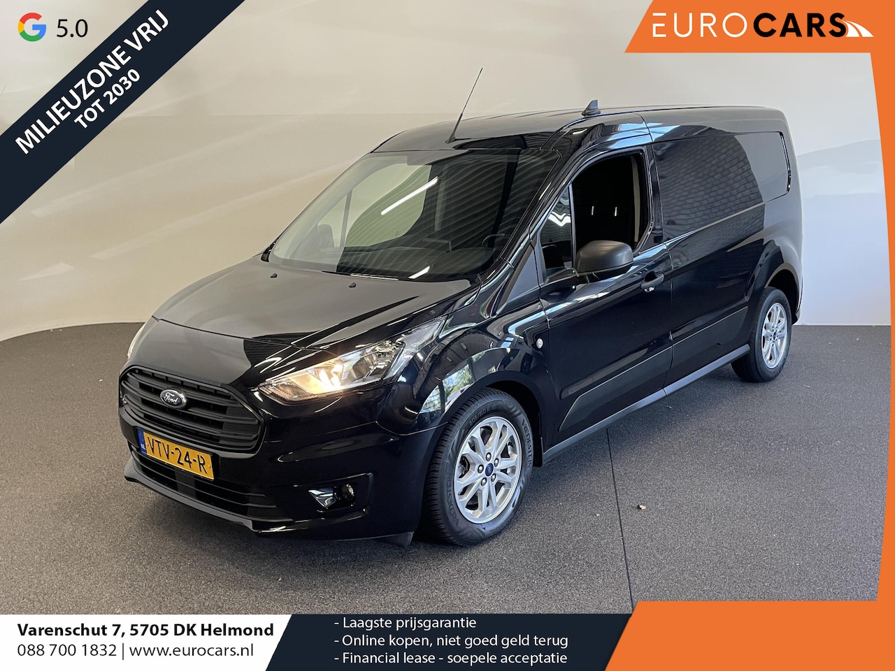 Ford Transit Connect - 1.5 L2 Trend Automaat Navi Camera Trekhaak Parkeersensoren Cruise Control 3 Zits Carplay A - AutoWereld.nl