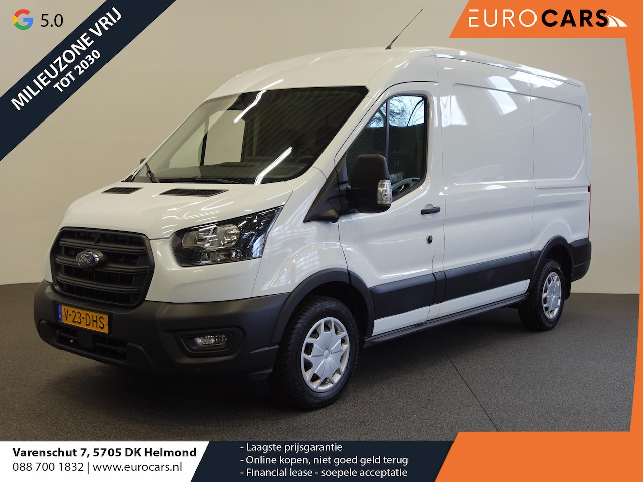 Ford Transit - 310 2.0 TDCI L2H2 Trend Automaat Airco Navigatie Bluetooth Camera Cruise Control - AutoWereld.nl