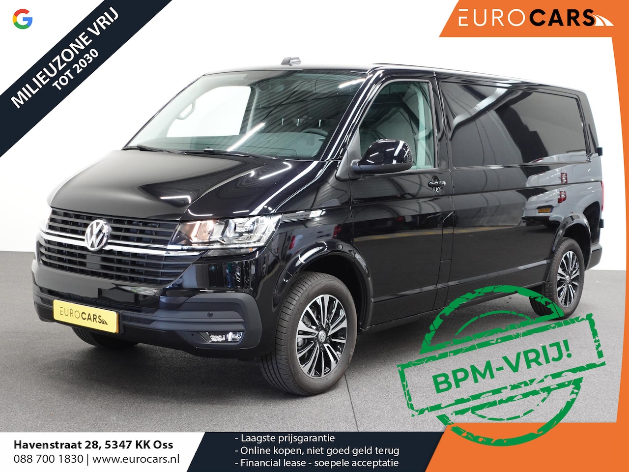 Volkswagen Transporter - 2.0 150PK L2H1 Highline Automaat Airco  Navi Parkeersensoren Camera Trekhaak Carplay - AutoWereld.nl