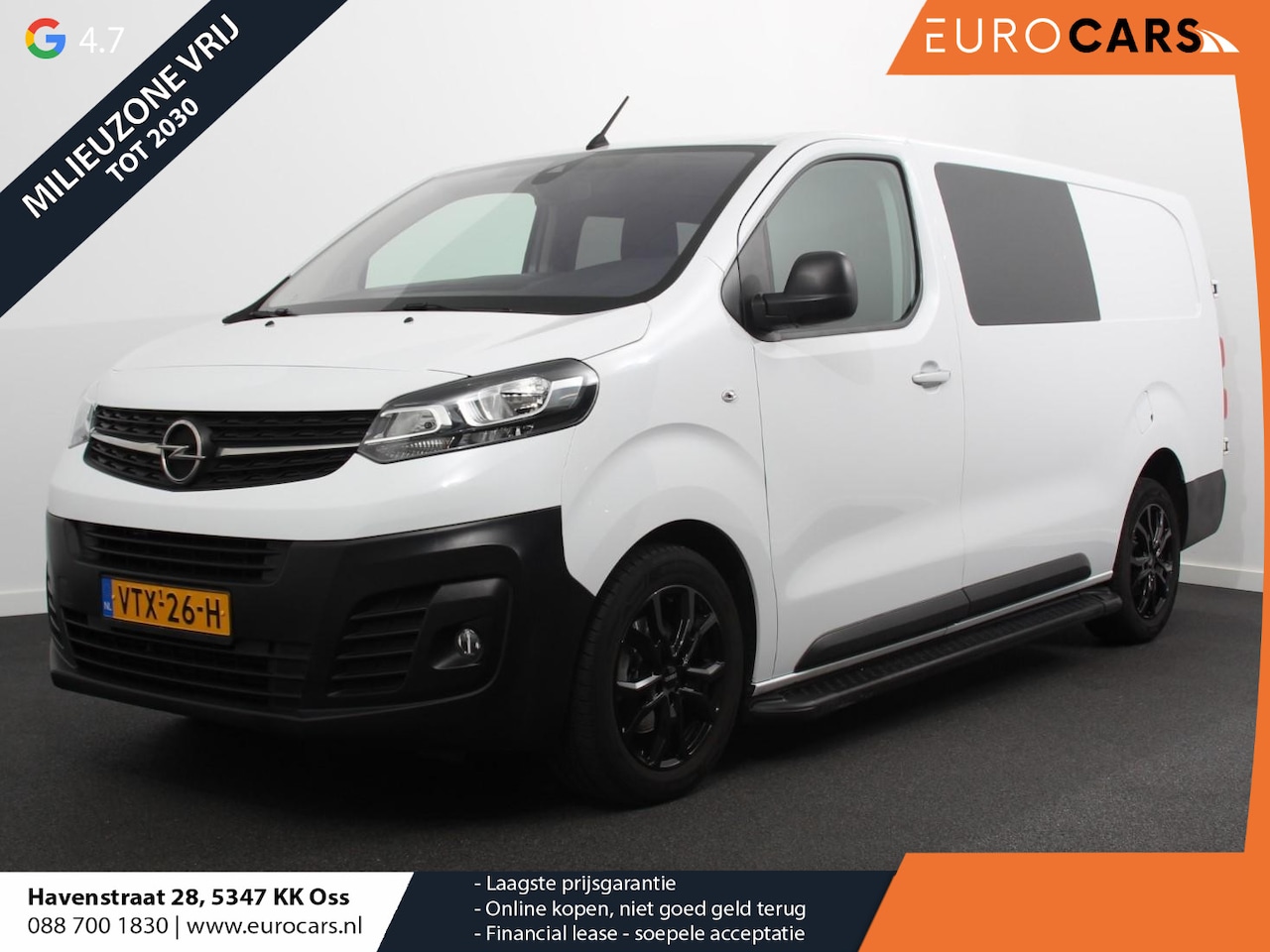 Opel Vivaro - 145pk L3H1 Dubbele Cabine Sport Edition Navigatie Climate Control Trekhaak Trekhaak Parkee - AutoWereld.nl