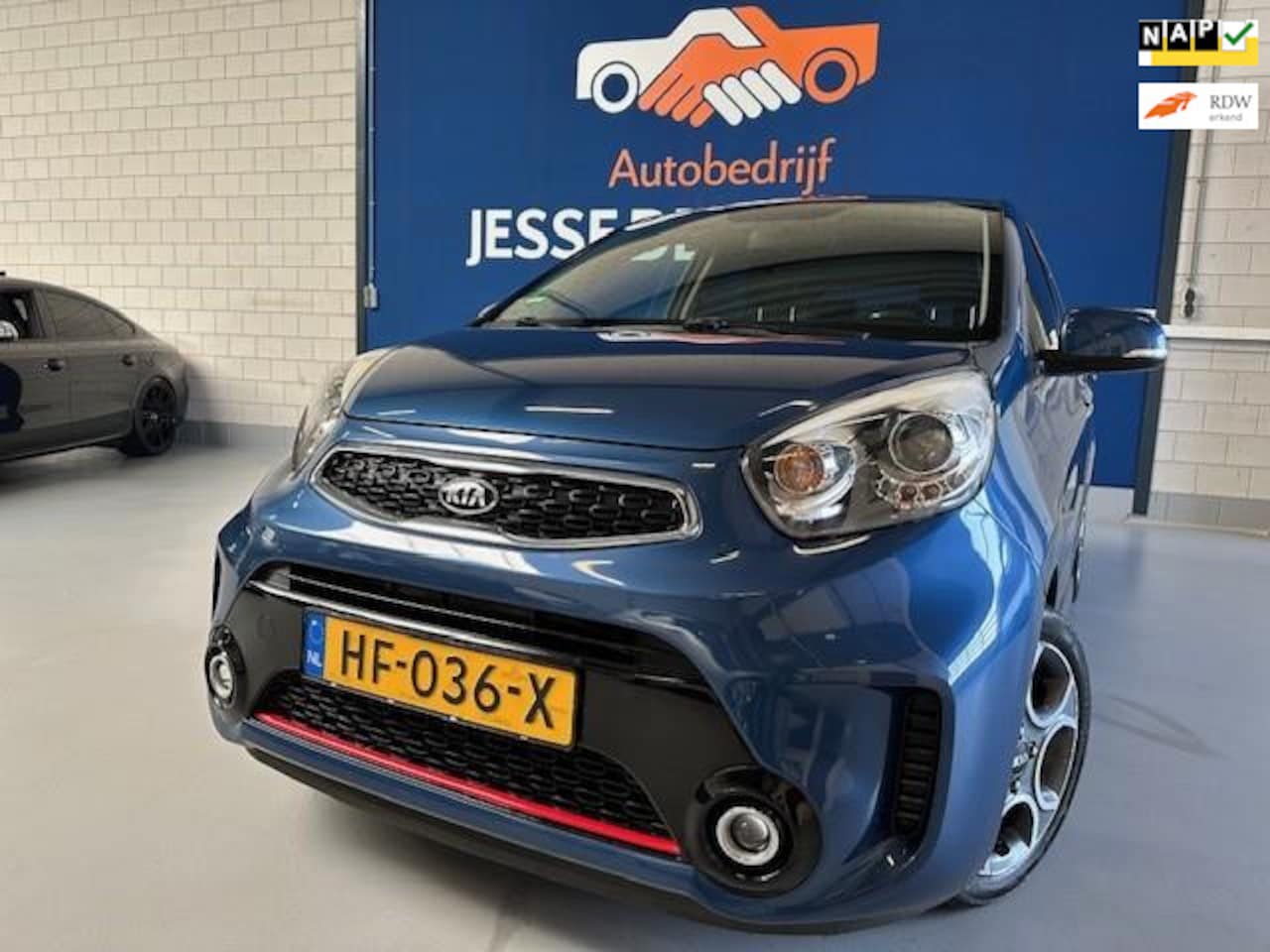 Kia Picanto - 1.2 CVVT SportsLine 5 deurs,bj.2015,climate,sportvelgen,half leder,APK 09/2025 ,NAP met 20 - AutoWereld.nl