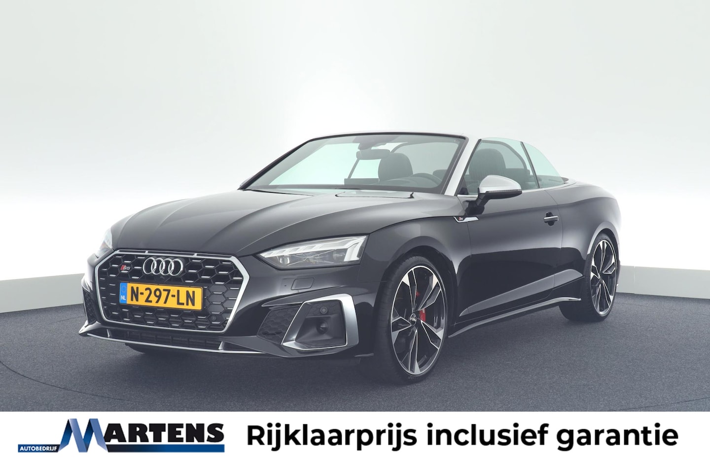 Audi S5 - Cabriolet 3.0 TFSI 354pk quattro Nekverwarming Laser Led B&O Head-Up Keyless Trekhaak Came - AutoWereld.nl