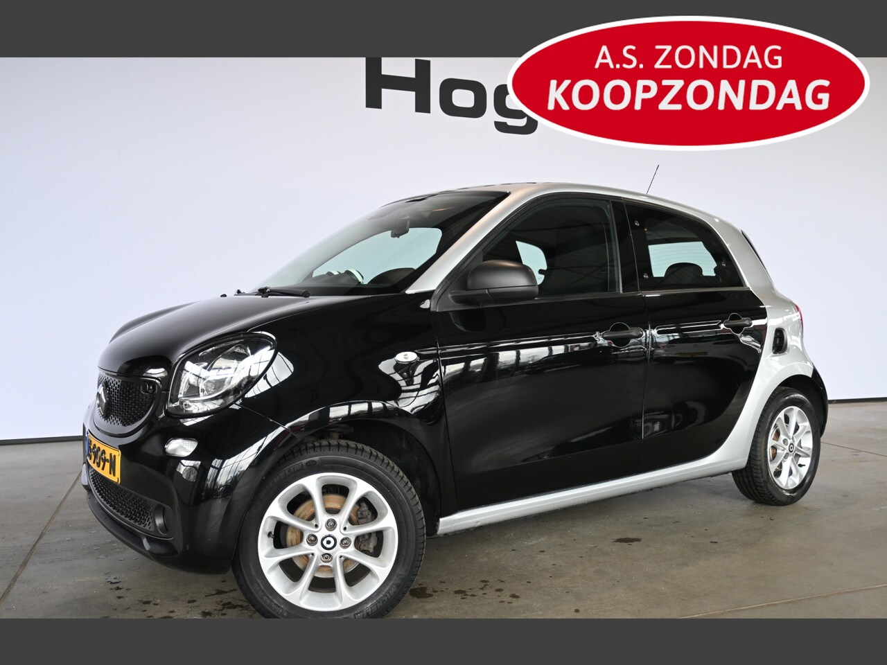 Smart Forfour - 1.0 Business Solution Clima Elektrisch Pakket LED Rijklaarprijs Inruil Mogelijk! - AutoWereld.nl