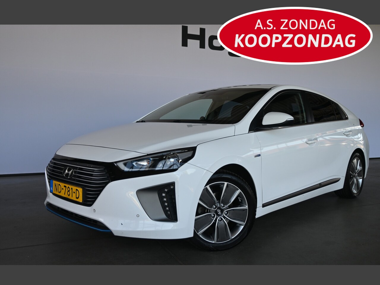 Hyundai IONIQ - 1.6 GDi Hybride First Edition Automaat Clima Navigatie Schuifdak Rijklaarprijs Inruil Moge - AutoWereld.nl