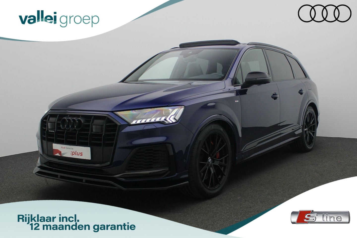 Audi Q7 - 60 TFSI e 456 pk tiptronic 3.0 V6 quattro Competition / S-Line | Panoramadak | Valcona led - AutoWereld.nl