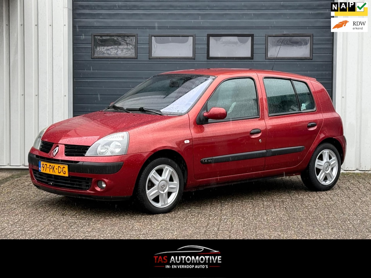 Renault Clio - 1.4-16V Dynamique Luxe CLIMA/CRUISE/NIEUWE APK! - AutoWereld.nl