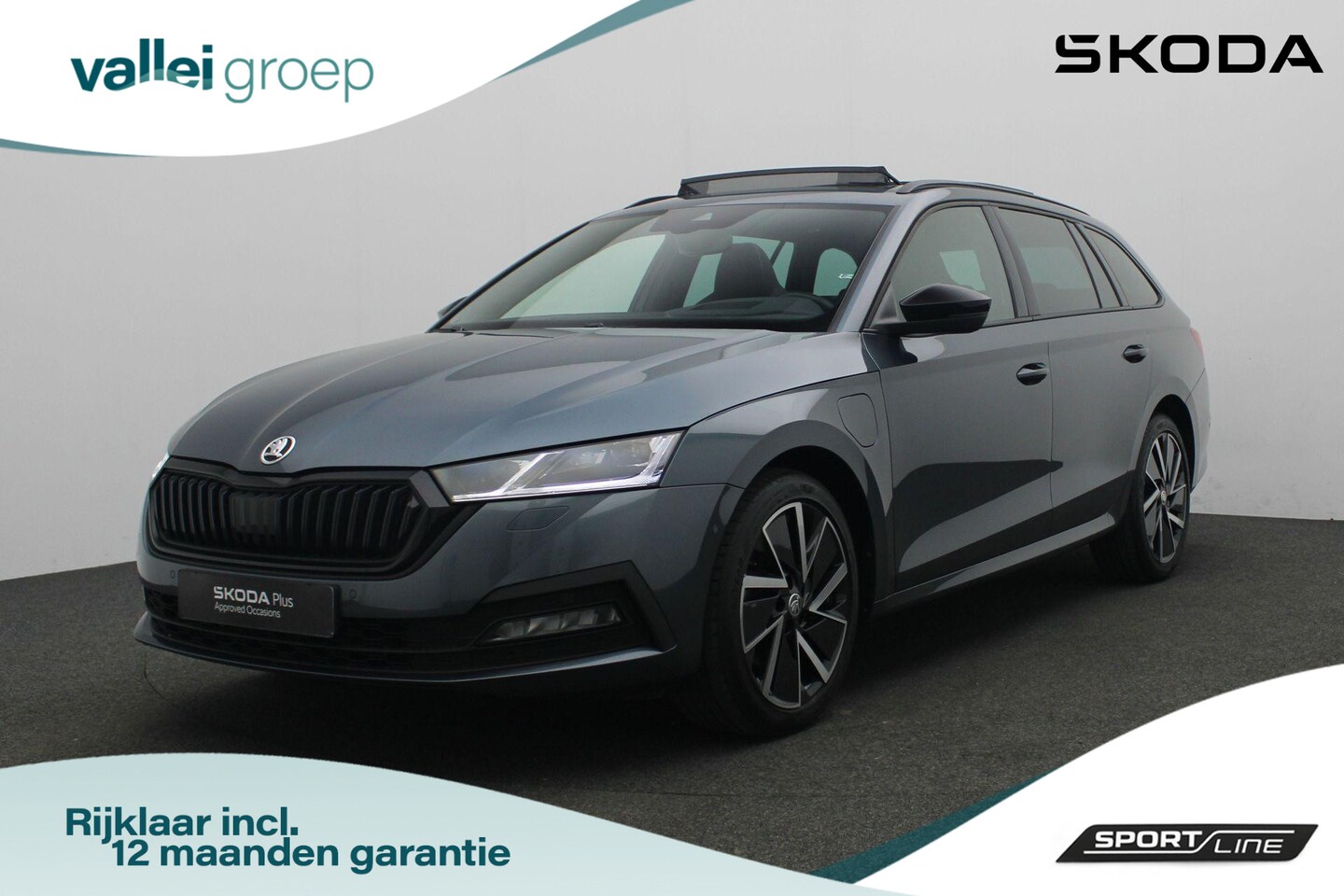 Skoda Octavia Combi - 1.4 TSI 204 pk DSG iV PHEV Sportline Business | Panoramadak | Geheugenstoelen | Matrix LED - AutoWereld.nl