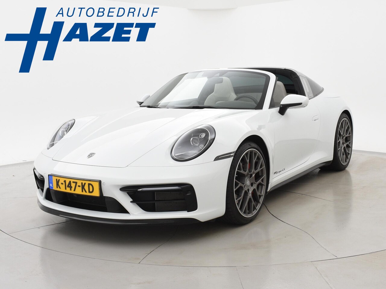 Porsche 911 Targa - 4S 3.0 992 ORIG. NL *17.979 KM* + SPORTUITLAAT / SFEERVERLICHTING / 360 CAMERA - AutoWereld.nl