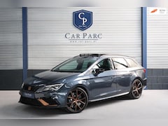 Seat Leon - 2.0 TSI CUPRA R 300+PK LED/CARBON/VIRTUAL/SFEER/PANO/ALCANTARA+S.VERWARMING/19" LMV/CAM/AC