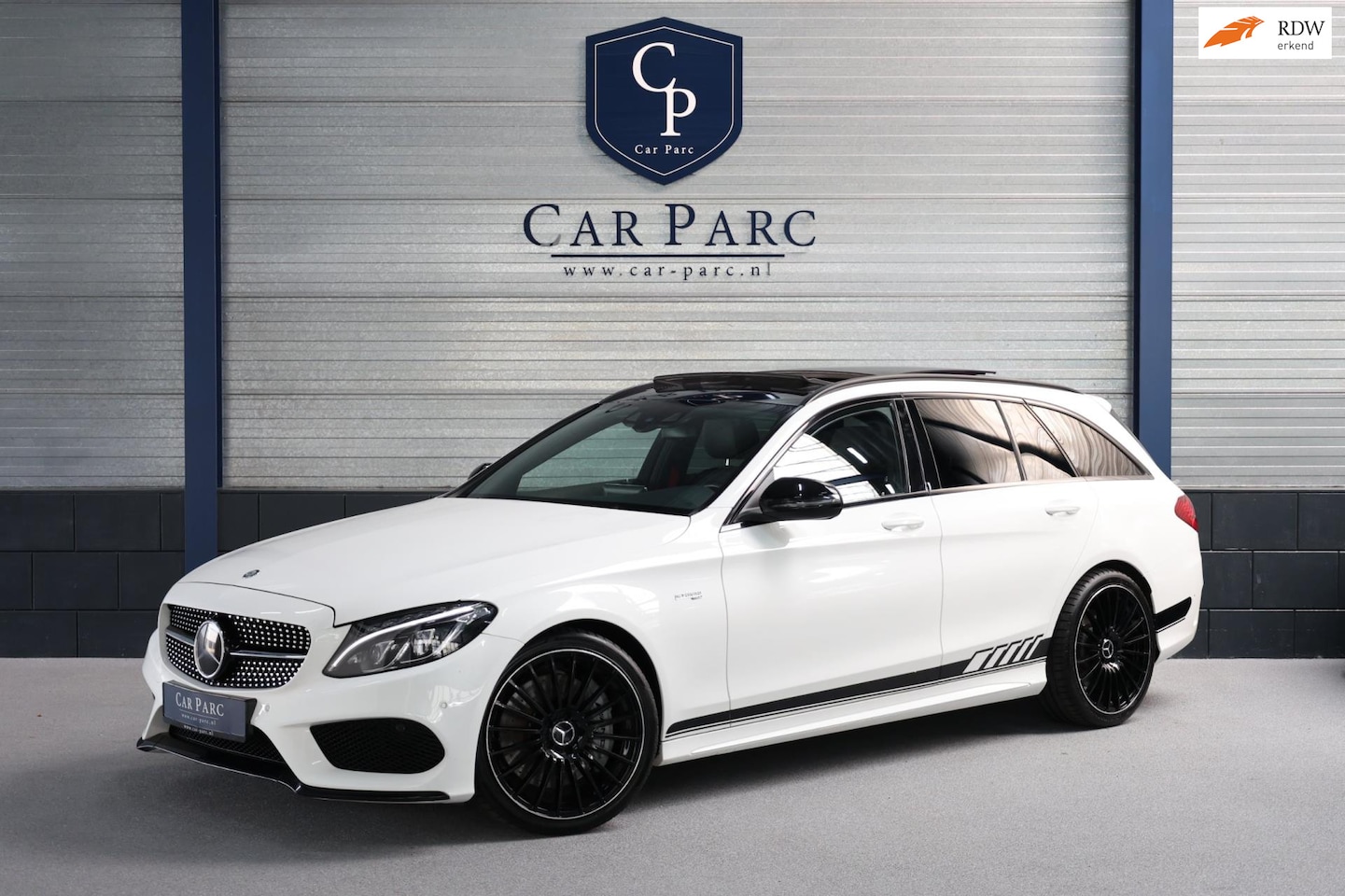 Mercedes-Benz C-klasse Estate - 450 / 43 AMG 4MATIC LED/PANORAMADAK/LEER+S.VERWARMING+MEMORY/360/19"LMV/ACC/ECC/12 MND GAR - AutoWereld.nl
