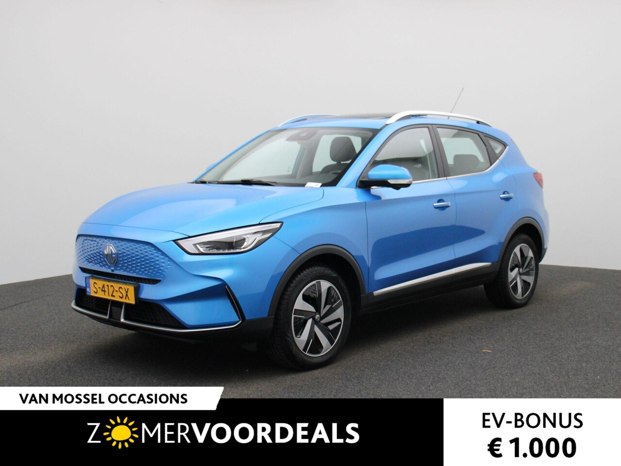 MG ZS - EV Long Range Luxury 70 kWh | PANORAMADAK | NAVIGATIE | LEDEREN BEKLEDING | STOELVERWARMIN - AutoWereld.nl