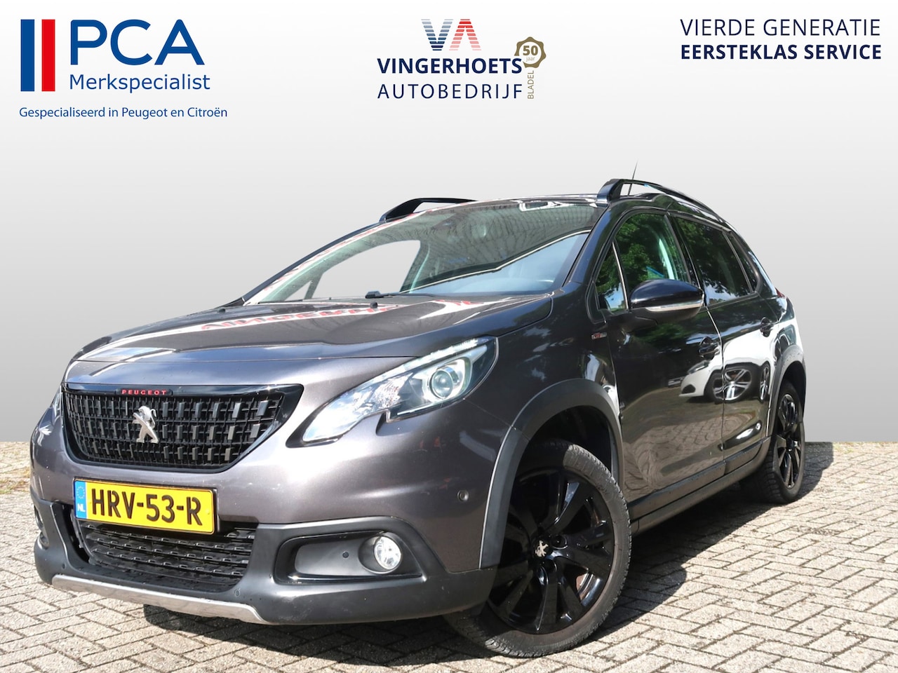 Peugeot 2008 - 130 Pk Benzine Hele Sportieve * GT-Line * Navigatie * 1/2 Lederen Interieur * Parkeer Came - AutoWereld.nl
