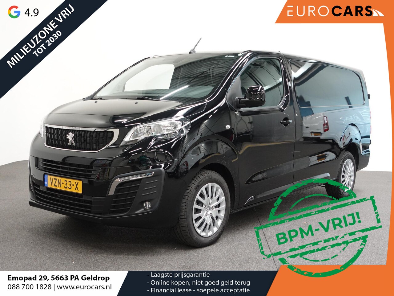 Peugeot Expert - 145PK L3 Automaat Airco Cruise Navi Trekhaak Carplay - AutoWereld.nl