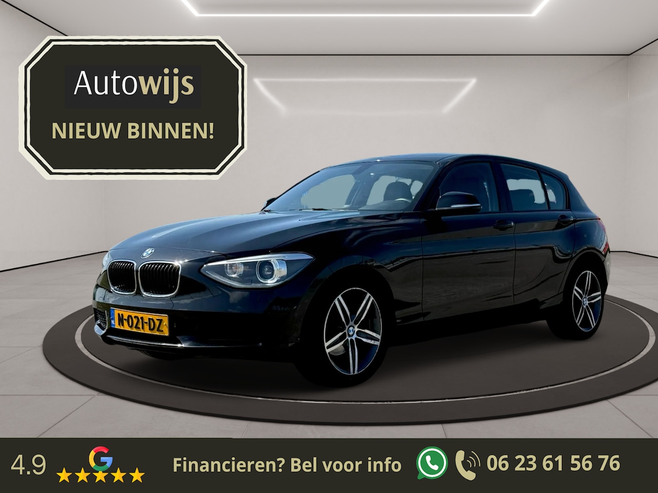 BMW 1-serie - 116i High Executive|Leder|Xenon|Groot navi|M-Sport Velg - AutoWereld.nl