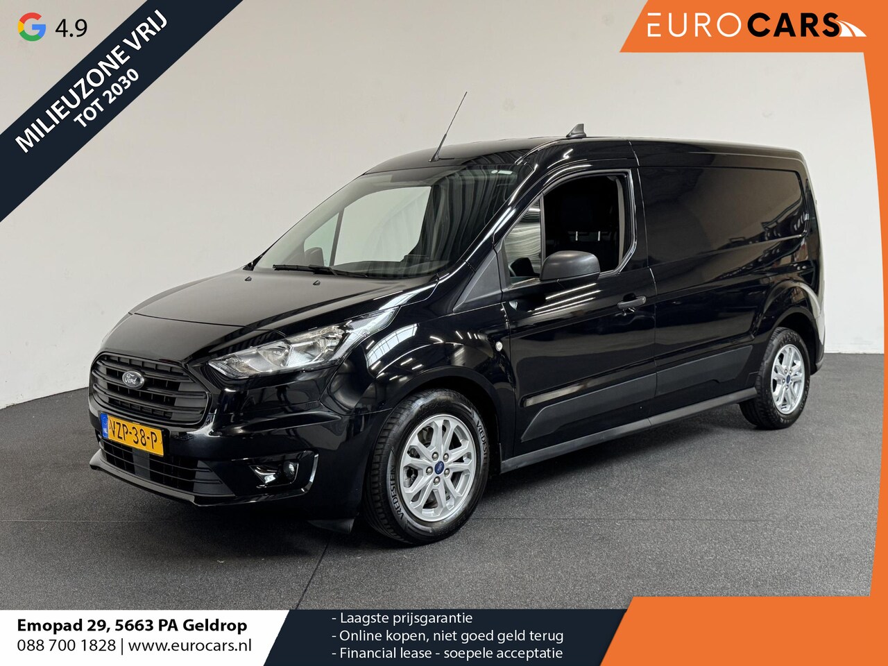 Ford Transit Connect - 1.5 EcoBlue L2 Trend Navigatie Airco Camera Parkeersensoren Carplay 3 Zits - AutoWereld.nl
