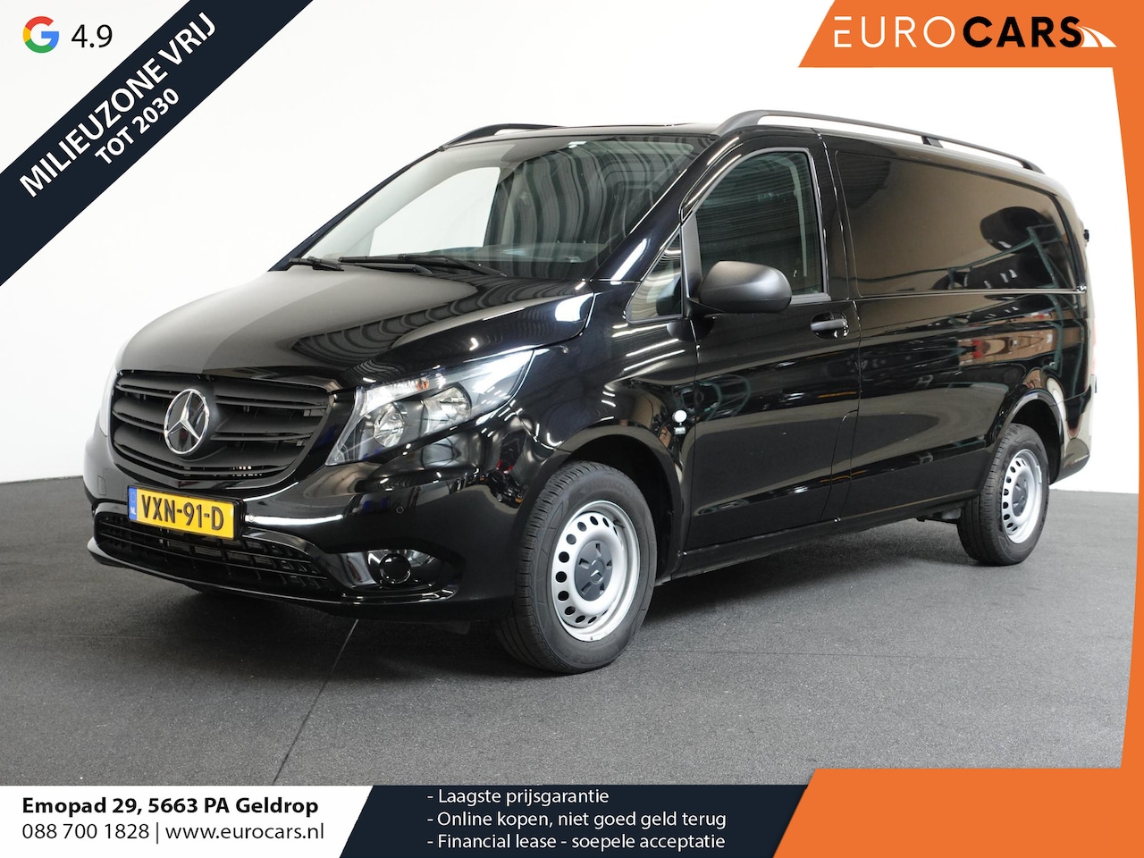 Mercedes-Benz Vito - 114 CDI Lang Automaat Airco Bluetooth Camera Apple Carplay/ Android Auto Cruise control Tr - AutoWereld.nl