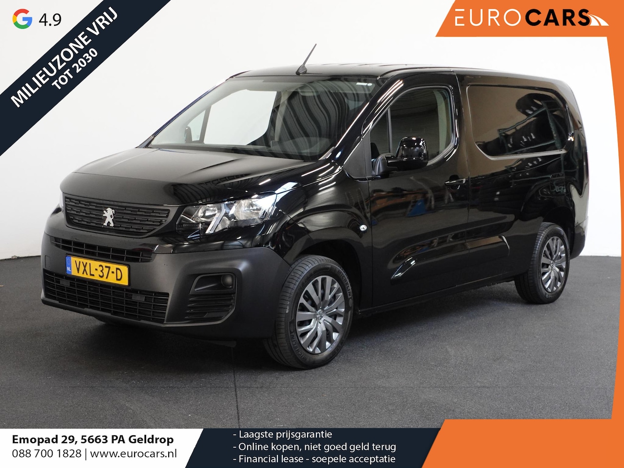 Peugeot Partner - 1.5 BlueHDi 100pk L2 Trekhaak Bluetooth Airco Parkeersensoren Cruise control - AutoWereld.nl