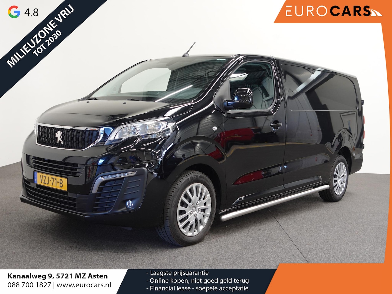 Peugeot Expert - 2.0 BlueHDI 145PK L3 Automaat Airco Navigatie Trekhaak Cruise Control Carplay - AutoWereld.nl